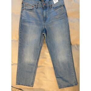 J Crew Womens Classic Straight Jeans High Rise Crop Ankle Size 30P NWT